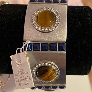 Lia Sophia Marina Tigers Eye Bracelet